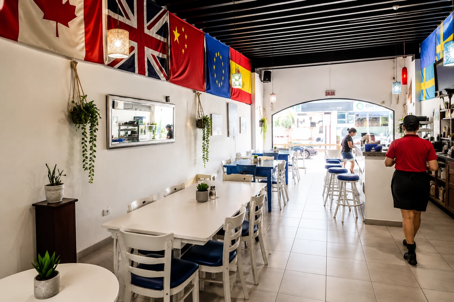 Interior de El Sabor Paisa